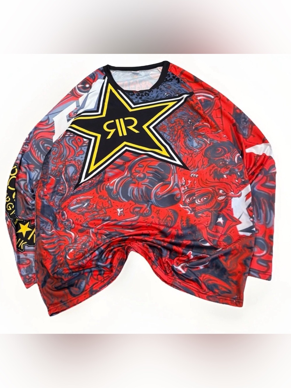 Replica Fly Racing Kinetic Rockstar Jersey 2018 Size 2XL Motocross Shirt